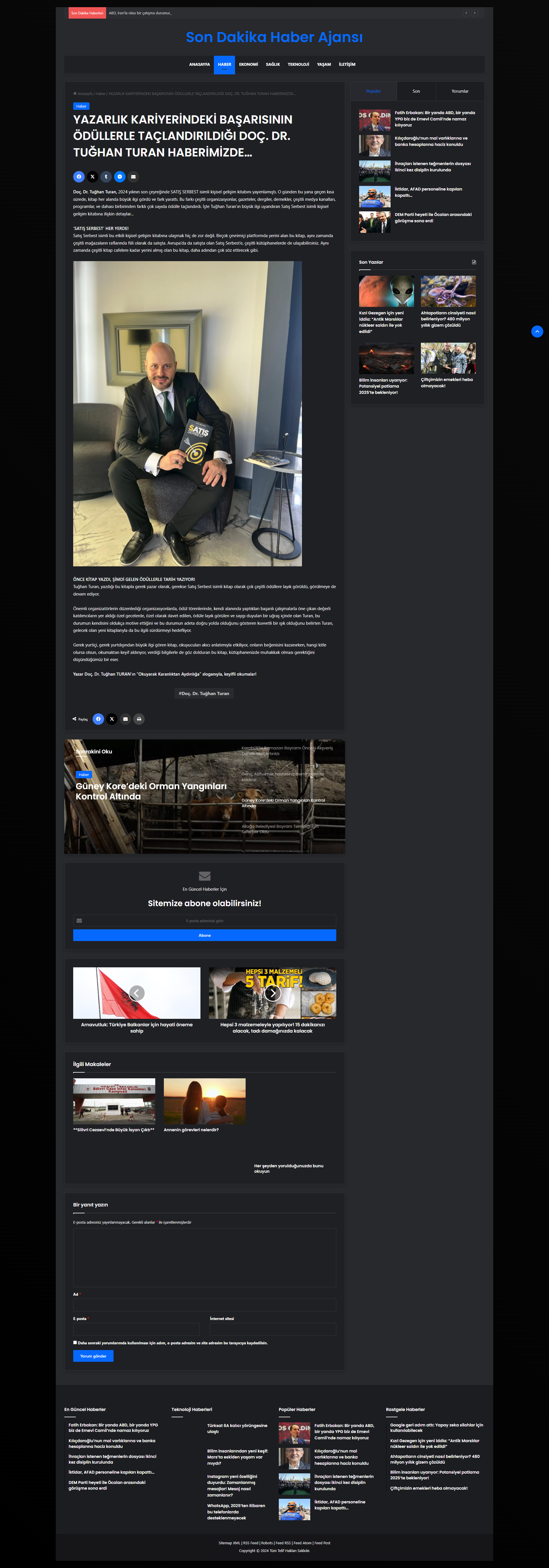 www.sondakikahaberajans.com.tr